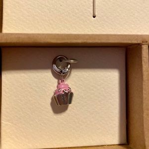 Fossil Cupcake and Ice Cream Cone Charm